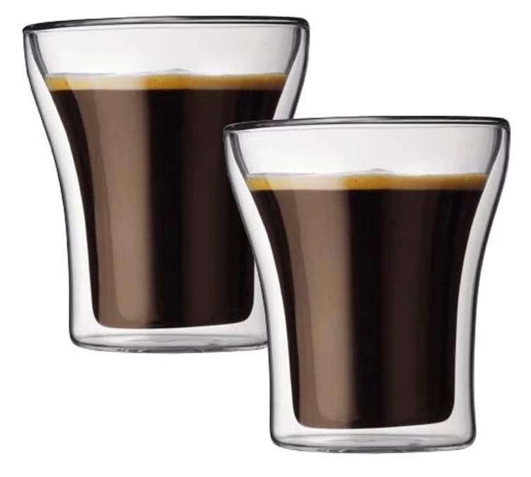 Lot De 6 Verres Double Paroi 10cl+20cl+40cl - BODUM 3 Lot De 6 Verres Double Paroi 10cl+20cl+40cl - BODUM – Image 3