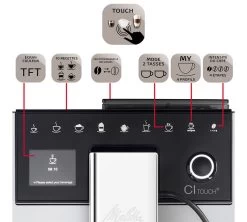 Melitta Caffeo CI-Touch Argent F630-101 Garantie 3 Ans -Café Boissons Magasin 3 melitta caffeo ci touch f630 101