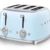 Grille-pain Smeg TSF03PBEU 4 Tranches Bleu Azur