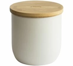 Boîte De Conservation - En Bambou Et Métal Crème 1.2L - PEBBLY