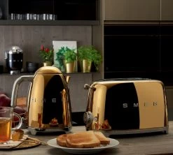 Bouilloire SMEG KLF03GOEU Or - 1.7L + Offre Cadeau -Café Boissons Magasin bouilloire et gp smeg or