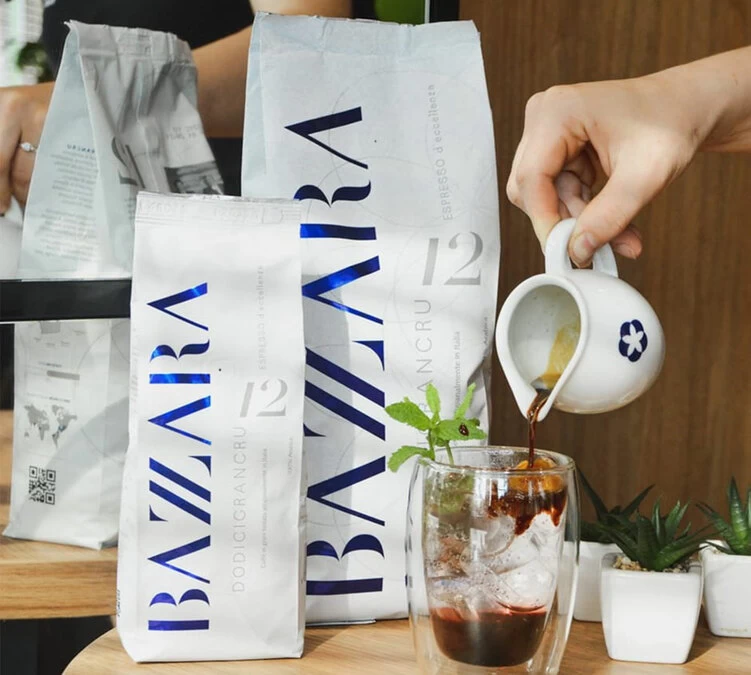 250g Café En Grain Dodicigrancru 100% Arabica - BAZZARA 2 250g Café En Grain Dodicigrancru 100% Arabica - BAZZARA – Image 2