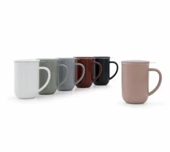 Mug Minima Stone Rose 50 Cl Avec Infuseur Inox - VIVA SCANDINAVIA -Café Boissons Magasin collection minima