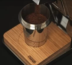 Moulin à Café EUREKA ORO Mignon Single Dose Blanc Et Bois De Chêne Avec Blow Up -Café Boissons Magasin eureka single dose details3