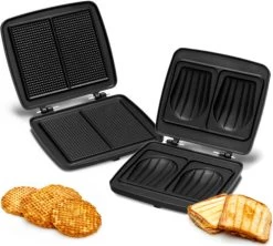 Gaufriers Frifri Multex WA102 Noir + Gaufrettes + Croquemonsieurs -Café Boissons Magasin gaufrier frifri wa102 3