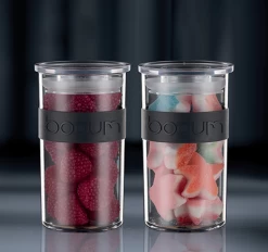 4 Bocaux Noirs - Conservation PC PRESSO - 25 Cl -BODUM -Café Boissons Magasin image secondaire boite 2.0