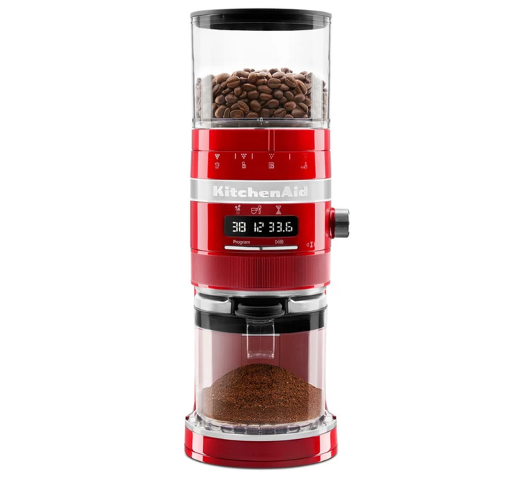 Moulin à Café KITCHENAID Artisan 5KCG8433ECA Pomme D'Amour 1 Moulin à Café KITCHENAID Artisan 5KCG8433ECA Pomme D'Amour