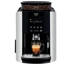Krups Arabica Noire Argent YY3075FD -Café Boissons Magasin machine a cafe krups yy3075fd face