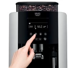 Krups Arabica Noire Argent YY3075FD -Café Boissons Magasin machine a cafe krups yy3075fd reglage