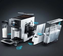 SIEMENS EQ.700 Intégral Noir Inox TQ707R03 Garantie 3 Ans -Café Boissons Magasin machine a cafe siemens eq 700 integral entretien