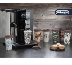 Mugs - DELONGHI - Mug Double Paroi Céramique 30cl -The Globetrotter -Café Boissons Magasin mug delonghi 2