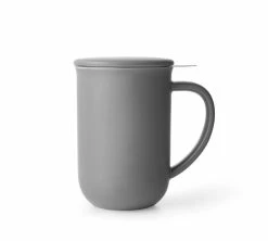 Mug Minima Wool Grey 50 Cl Avec Infuseur Inox - VIVA SCANDINAVIA