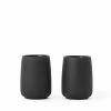 2 Tasses Double Paroi Nicola 150 Ml Noires - VIVA SCANDINAVIA
