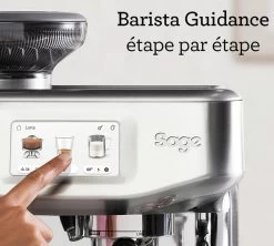 Machine Expresso SAGE Barista Touch Impress SES881BTR4FEU1 Inox Noir Truffe -Café Boissons Magasin sage baristatouchimpress inox noir 3 1