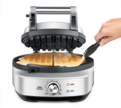 Gaufrier - The No-Mess Waffle, Acier Inoxydable - Sage -Café Boissons Magasin sage gaufrier2
