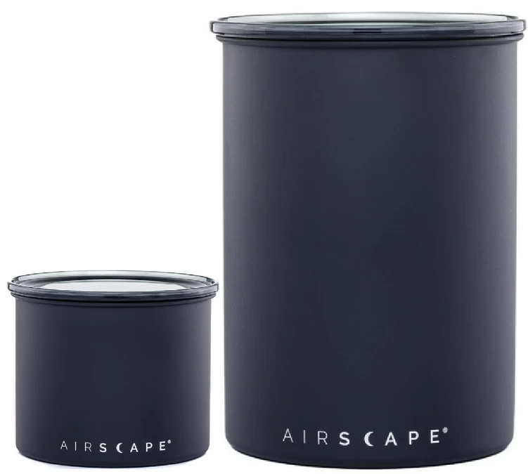 Lot 2 Boîtes Conservatrices Noir Mat Avec Vide D'air 500g Et 250g - Airscape 1 Lot 2 Boîtes Conservatrices Noir Mat Avec Vide D'air 500g Et 250g - Airscape