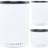 Lot 3 Boîtes Conservatrices Inox Blanc Mat Avec Vide D'air 1k - 500g- 250g - Airscape