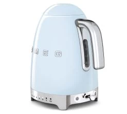 Bouilloire SMEG KLF04PBEU Bleu Azur - Température Réglable + Offre Cadeau -Café Boissons Magasin sba