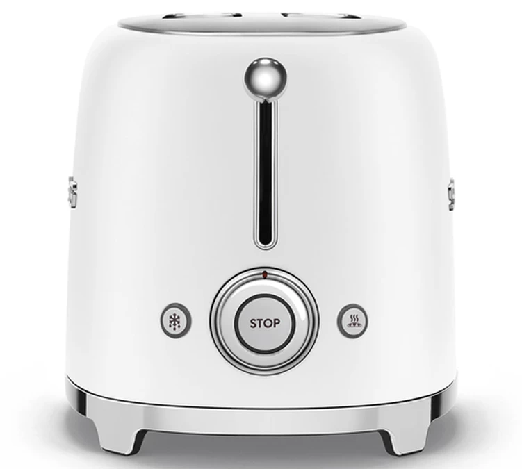Grille-pain SMEG TSF01WHMEU 2 Tranches Blanc Mat 3 Grille-pain SMEG TSF01WHMEU 2 Tranches Blanc Mat – Image 3