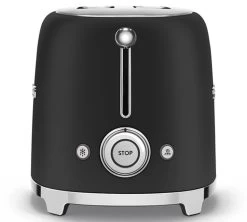 Grille-pain SMEG TSF01BLMEU 2 Tranches Noir Mat -Café Boissons Magasin smeg grilpain noirmat3