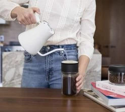 Bouilloire Traditionnelle Stagg Blanc 1 L Col De Cygne - FELLOW -Café Boissons Magasin staggblc amb