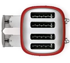 Toaster Smeg TSF03RDEU 4 Tranches Rouge -Café Boissons Magasin toaster4t rge