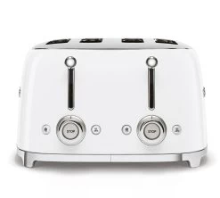 Toaster TSF03WHEU 4 Tranches Blanc - SMEG -Café Boissons Magasin toaster4tr blc3