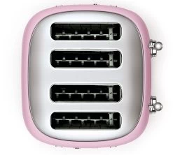 Grille-pain TSF03PKEU 4 Tranches Rose Vernis - SMEG -Café Boissons Magasin toaster4tr rose6