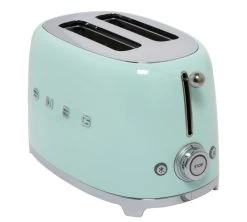 Grille-pain TSF01PGEU 2 Tranches Vert D'eau - SMEG -Café Boissons Magasin toaster verredeau boutons